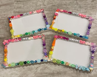Custom embellished picture frame