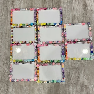 Custom embellished picture frame