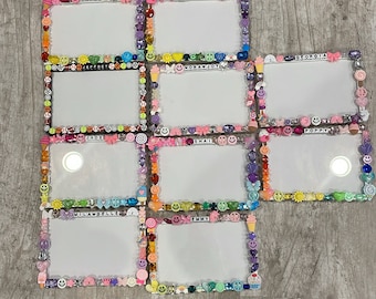 Custom embellished picture frame