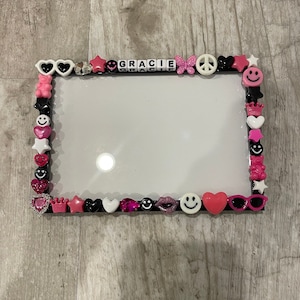 Custom embellished picture frame