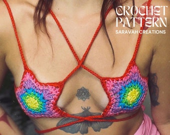 Star Top - Crochet pattern - ALL SIZES