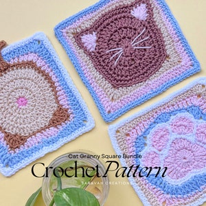 Cat Granny Square Bundle