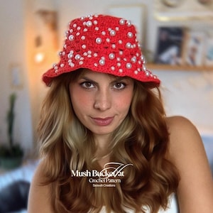 Mush Bucket hat - crochet pattern