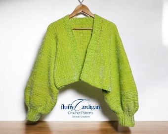 Crochet Cardigan Easy - Crochet Pattern (PDF)