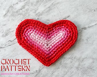 Gradient Heart - Crochet pattern