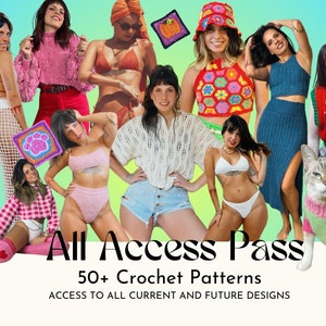 All Access Pass Crochet Patterns – Lifetime Access to All Current & Upcoming Designs