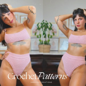 BLUSH BIKINI SET - Crochet pattern - All Sizes