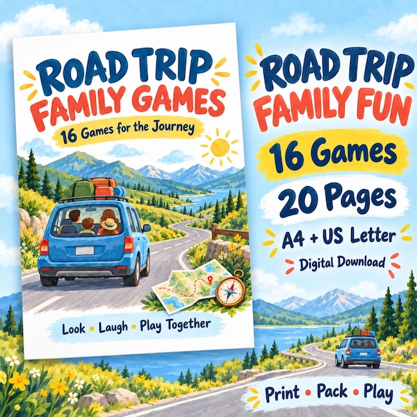 Car Ride Challenges - Etsy UK