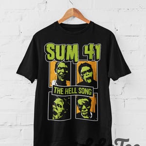 Sum 41 T-shirt - In Too Deep - Sum 41 Merch - Unisex Punkrock-T-shirt - Present till Punkälskare - Premiummusikkläder - Punkmerchandise