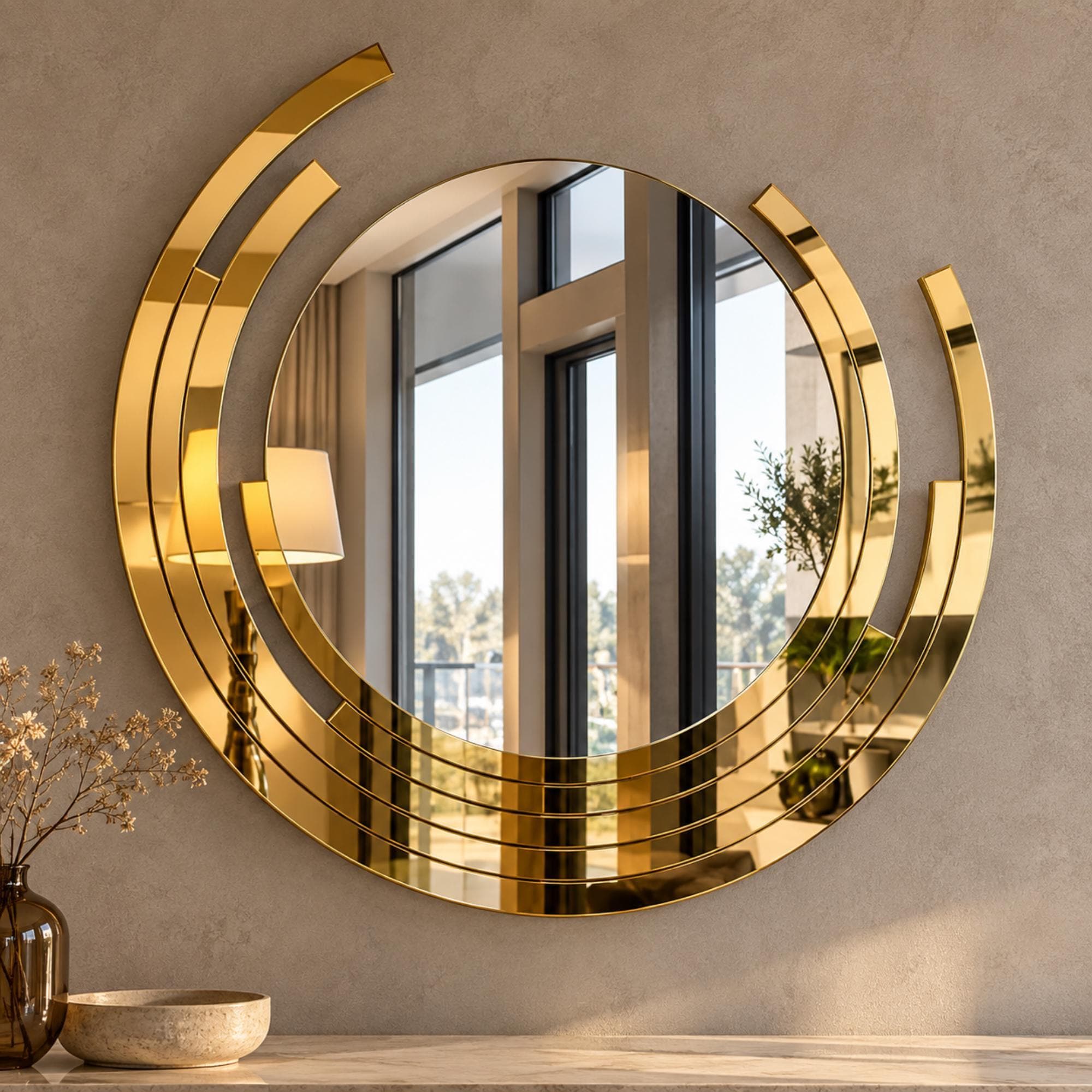Geometric Mirror - Etsy