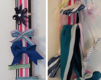 Hanging Baby Headband & Bow Organizer with Elastic