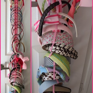 Hanging Headband Organizer with Elastic