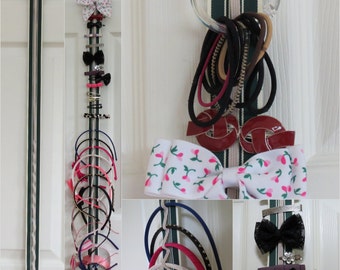 Opberger voor haaraccessoires: haarelastiekjes, haarspeldjes en hoofdbanden met elastiek