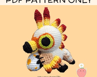 Kulu-Ya-Ku Amigurumi Crochet Pattern PDF ONLY