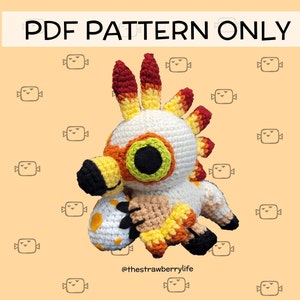 Kulu-Ya-Ku Amigurumi Crochet Pattern PDF ONLY