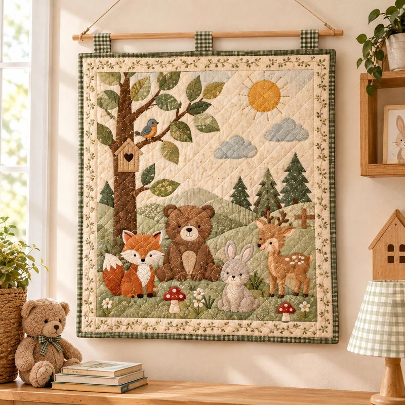 Memory Quilt Block Patterns Kit Bunny Quilt Pattern - Etsy UK