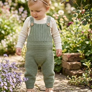 Crochet Baby Romper Pattern Crochet Baby Overall Newborn Baby Romper Handmade Baby Outfit Beginner Friendly Baby Romper With Button Straps