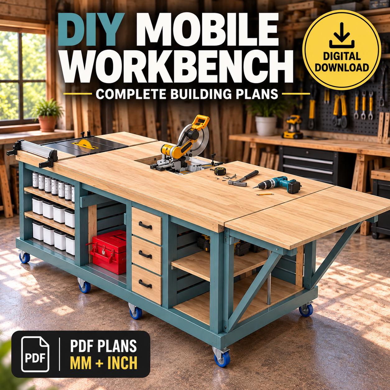 4x8 Woodworking Table - Etsy