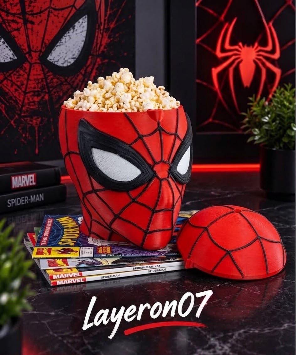 Spiderman popcorn bucket - Etsy 日本