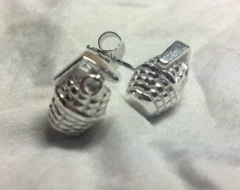 Tiny Grenade ear studs