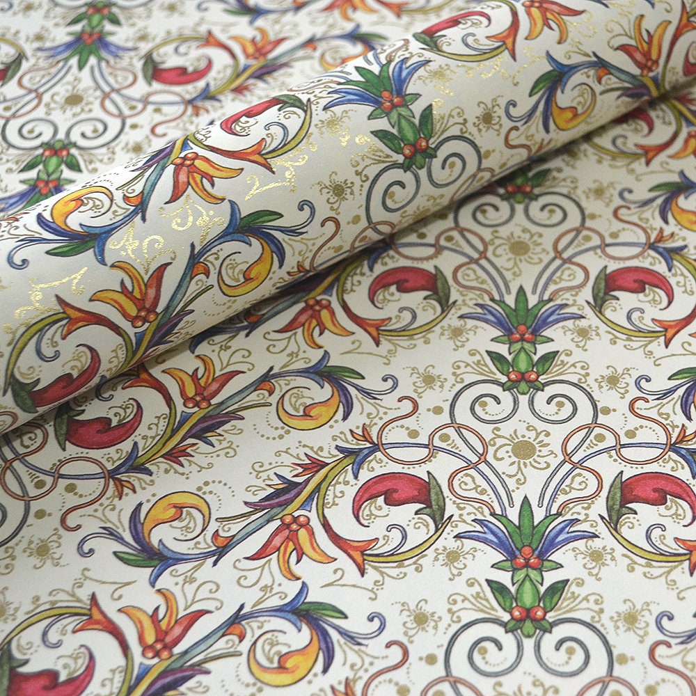Italian Decorative Paper Wrapping Paper Gift Wrap Etsy