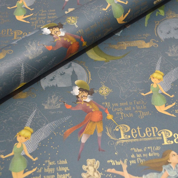 Decorative Italian Gift Wrap Paper - Peter Pan