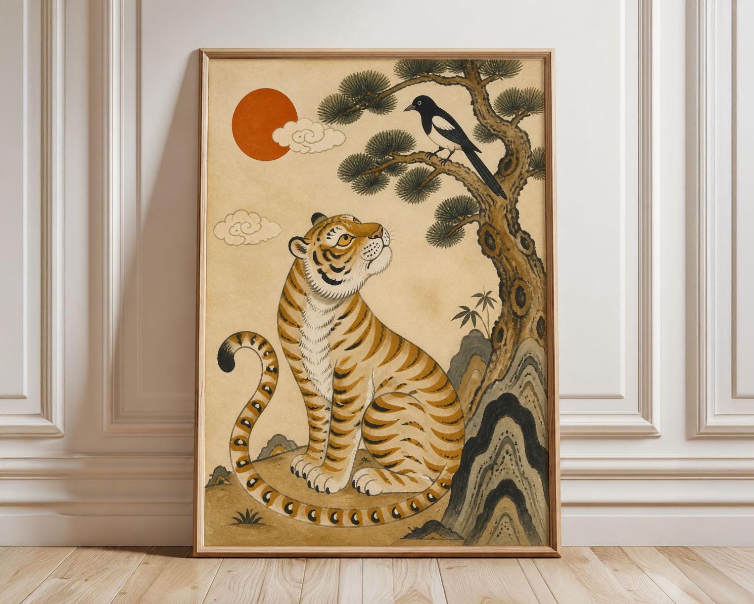 Tiger korean art - Etsy 日本