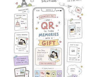 Cartão de Dia dos Namorados animado e personalizado | Carta de amor digital | Celular e computador | Presente para casais em relacionamento à distância