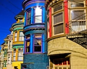 San Francisco Houses Photography, Victorian Edwardian Architecture, City, Colorful Art, Fine Art, Haight Ashbury
