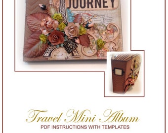 Travel Mini Album, PDF Instructions