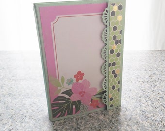 Palm Springs, Flip Fold Mini Scrapbook Album, 4.5X6 inches. Fits up to 15 smaller photos.