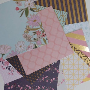 Papier Destash 6 x 6, 12 papiers design pour le scrapbooking, la fabrication de cartes ou la création de journaux indésirables