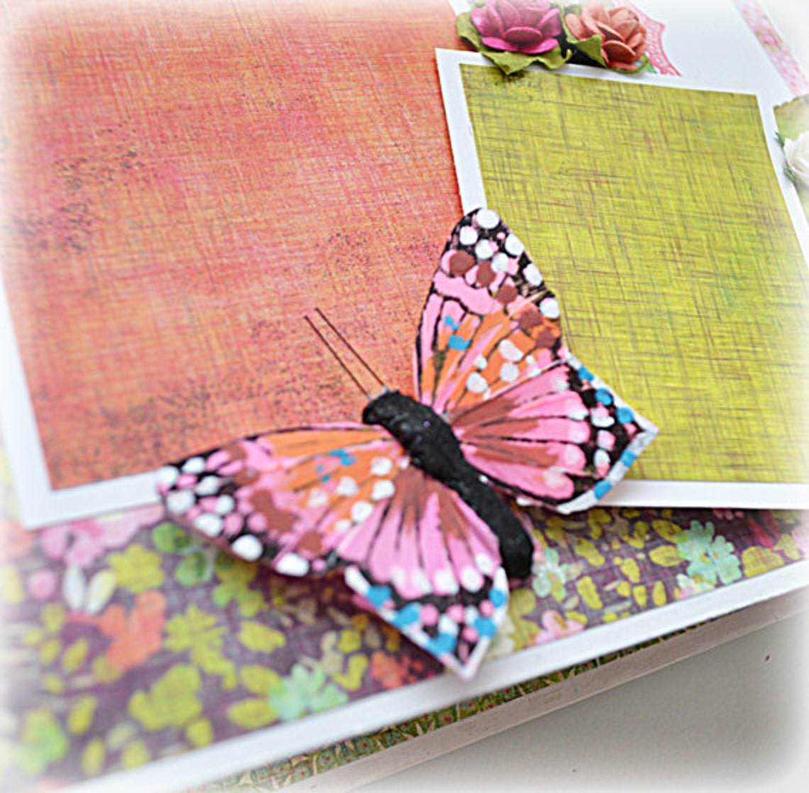 Butterfly Mini Album. PDF Instructions Etsy