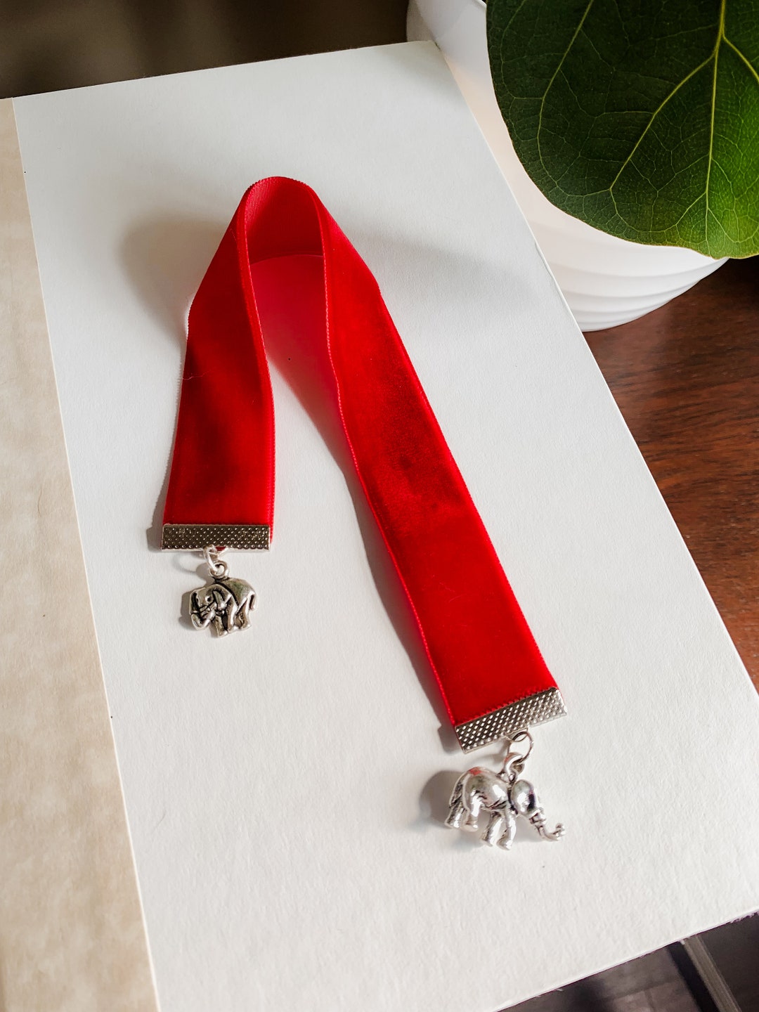 University of Alabama Ribbon Bookmark, Elephant Bookmark, Alabama ...