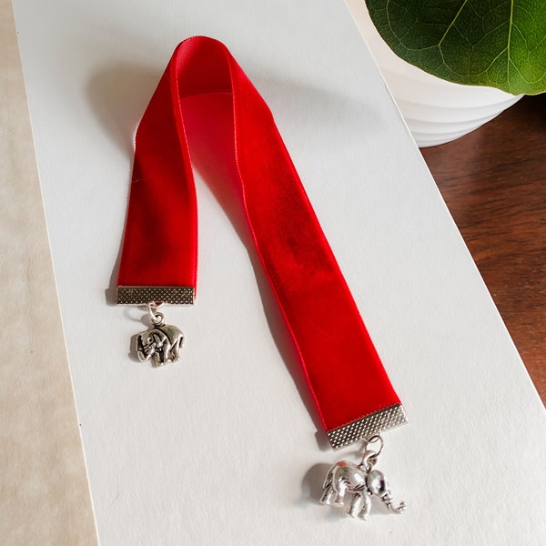 University of Alabama Ribbon Bookmark - Elephant Bookmark