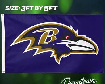 Baltimore Ravens Offical Team Flag 3ft by 5ft