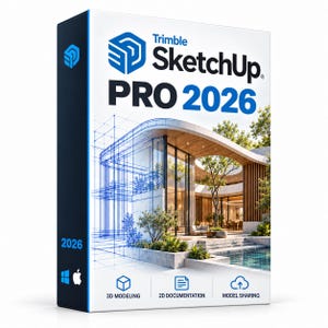 SketchUp Pro 2026 3D Design Software | Lifetime License - Instant Download