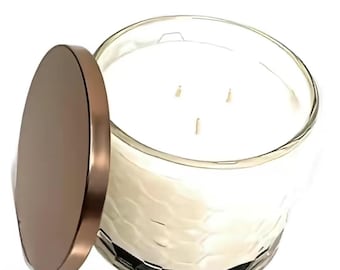 Candela di lusso a 3 stoppini