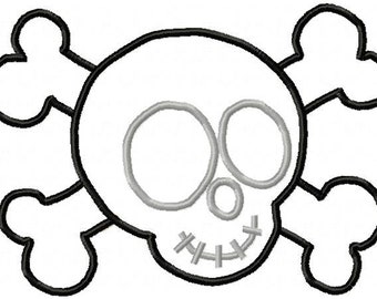 Boy Skull Embroidery File