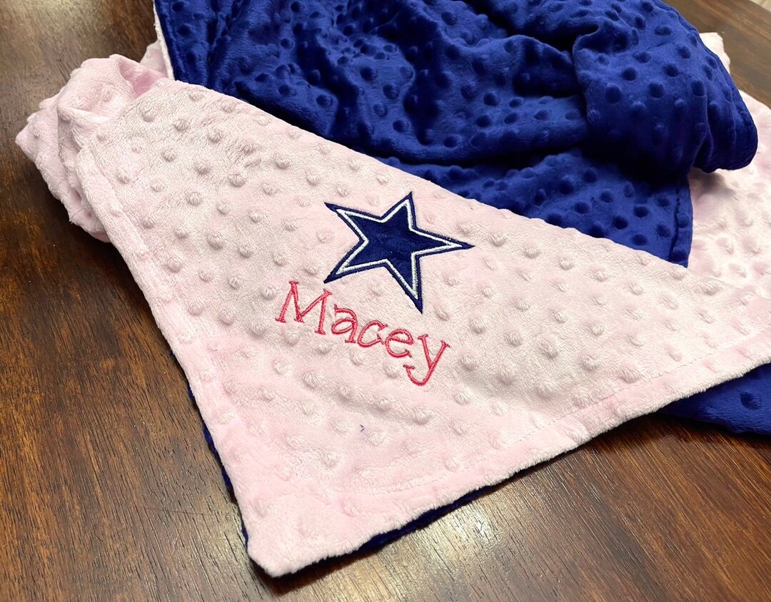 Baby Girl Blanket Dallas Cowboys but Make It GIRLY Inspired