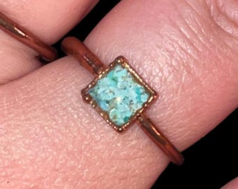 Turquoise Square Ring