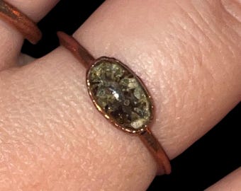Amber Oval Ring