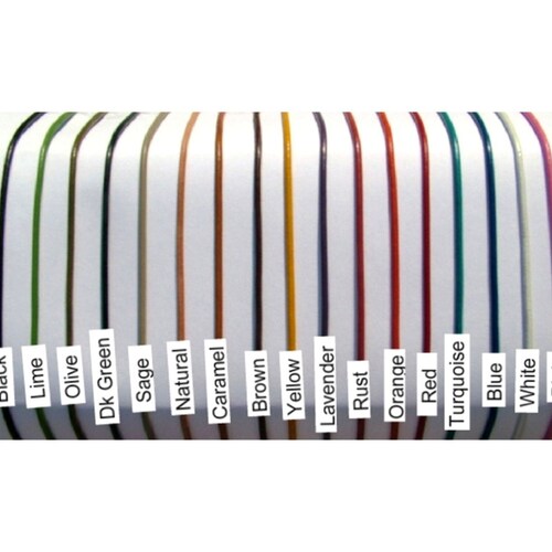 Natural 2mm Leather Necklace Cord With Sterling Silver Clasp Etsy