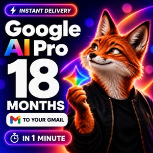 Gemini Pro Access, 18-Month Digital Service with 5TB Cloud Storage
