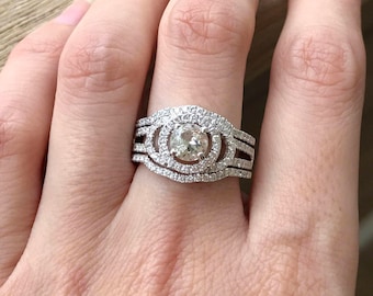 Big Engagement Ring Etsy