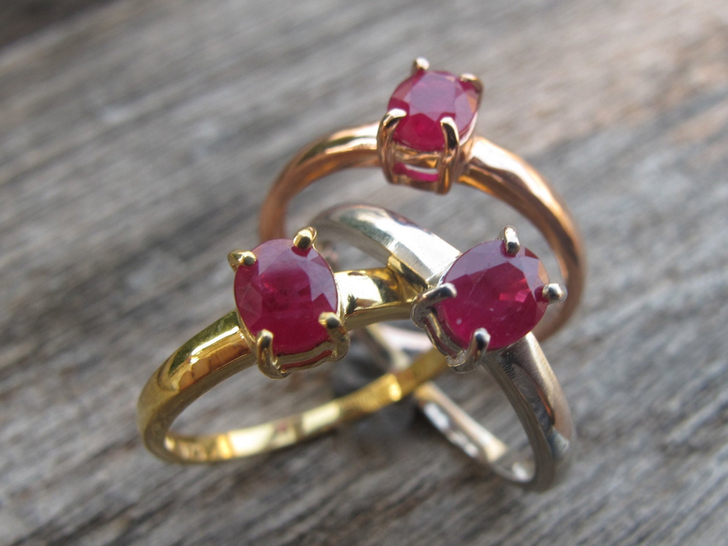 Dainty Ruby Promise Ring Rose Gold Promise Ring Small Genuine Ruby Ring July Birthstone Ring