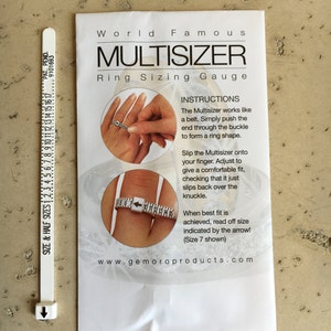 Ring Sizer- Ring Sizing Gauge- Multisizer Ring