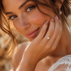 Cubic Zirconia Heart Shape Dainty Ring For Her