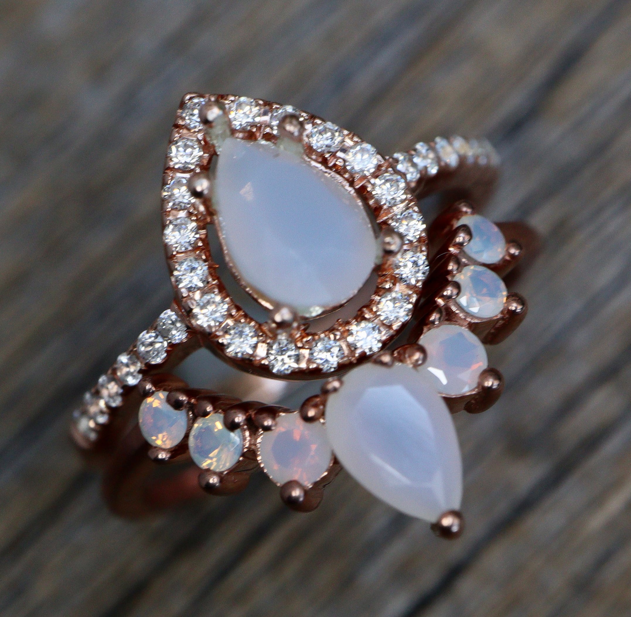 Opal Stone Duo Ring – Adornment + Theory