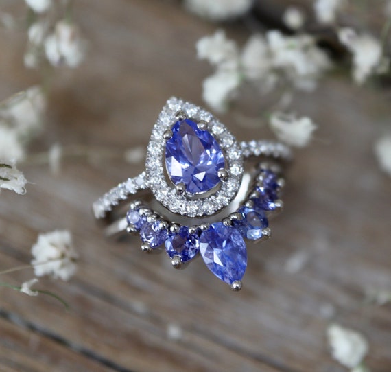 Tanzanite wedding sets deals